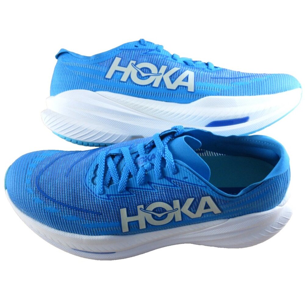 Hoka Men's Mach X 2 Running Shoes Skyward Blue Electric Cobalt Sizes NIB - Picture 7 of 8
